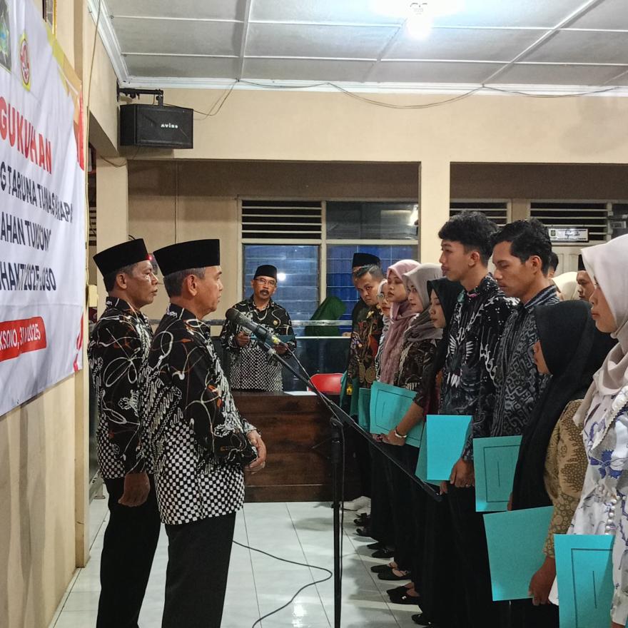 Pengukuhan Pengurus Karang Taruna Tunas Harapan Kalurahan Tuksono Masa Bhakti 2025-2030